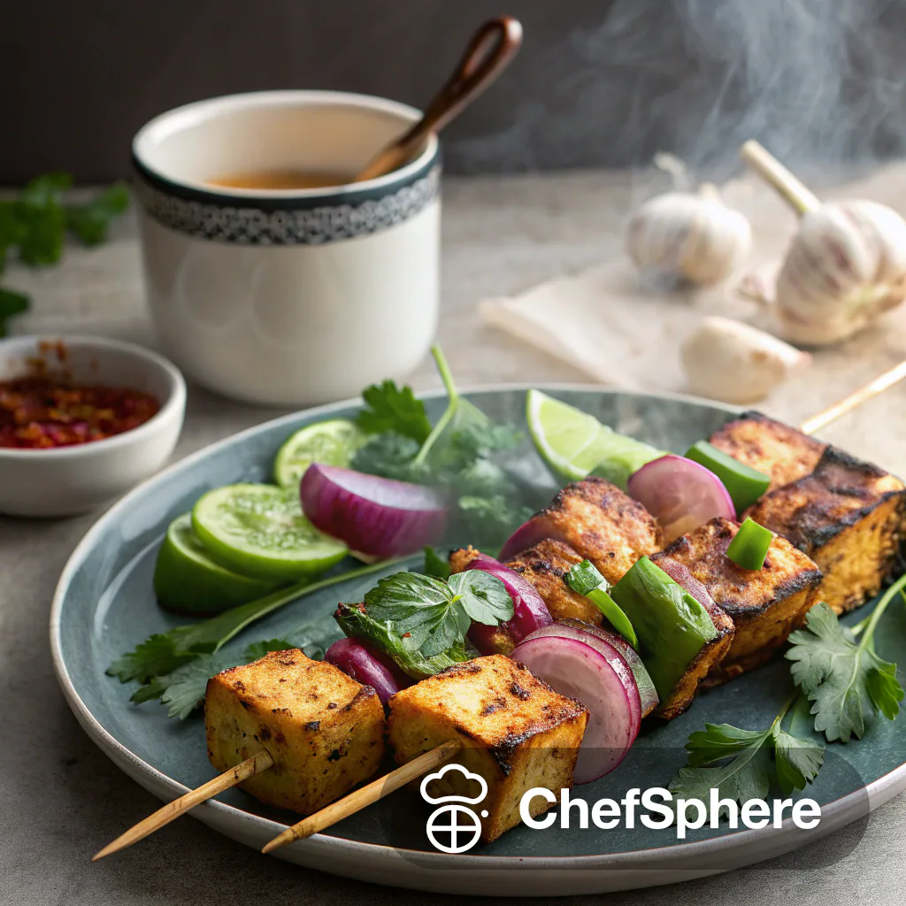 Spiced Paneer Skewers: Grilled Perfection