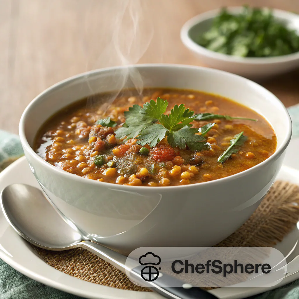Spicy Indian Lentil Soup Recipe