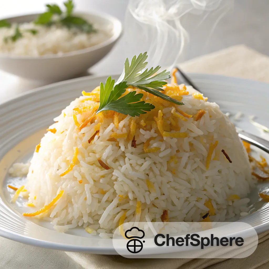 Aromatic Steamed Persian Rice Recipe