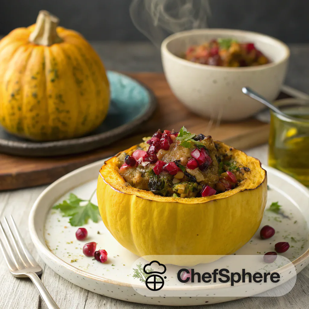 Rose Petal Stuffed Squash with Persian