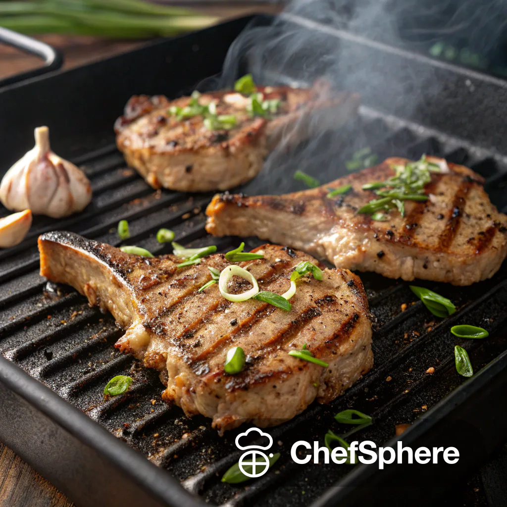Lemongrass Pork Chops on the Grill