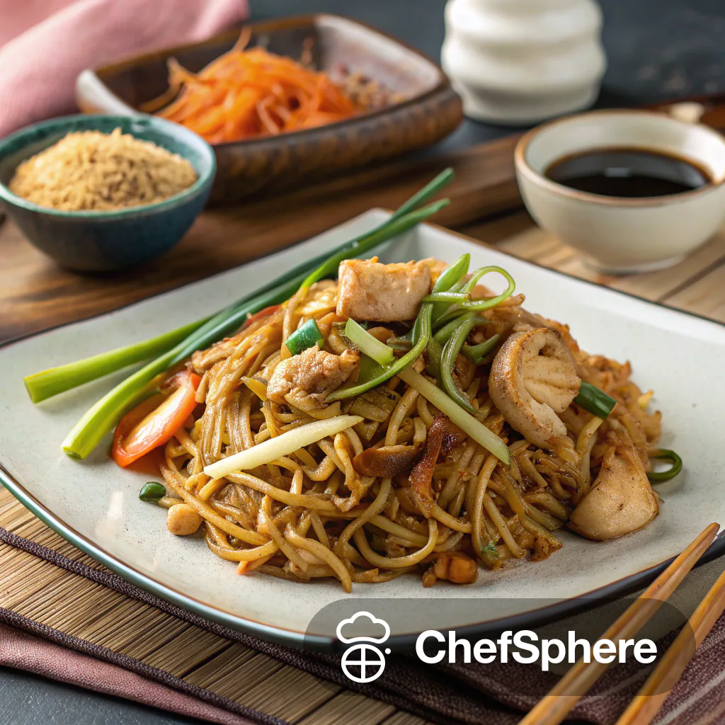 Indonesian Stir-Fried Noodle Fusion