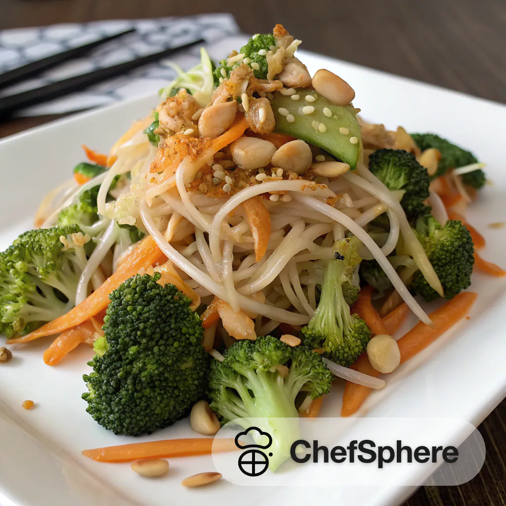 Indonesian Peanut Veggie Salad