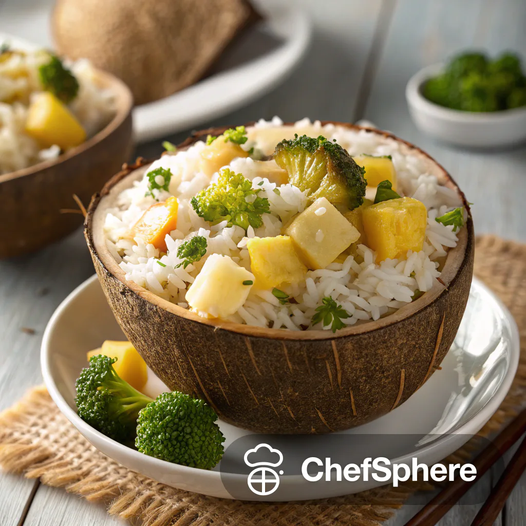 Coconut Pineapple Rice Bowl