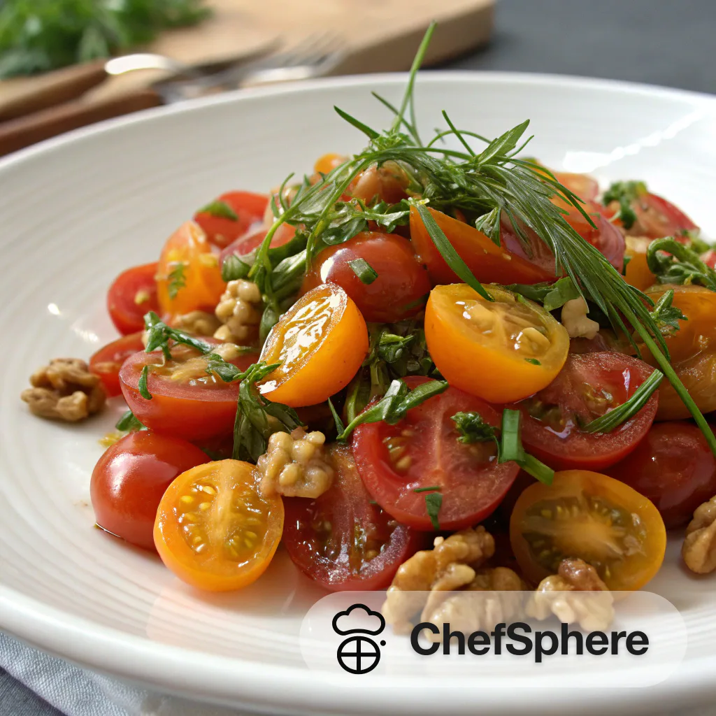 Tangy Herb Tomato Salad Burst