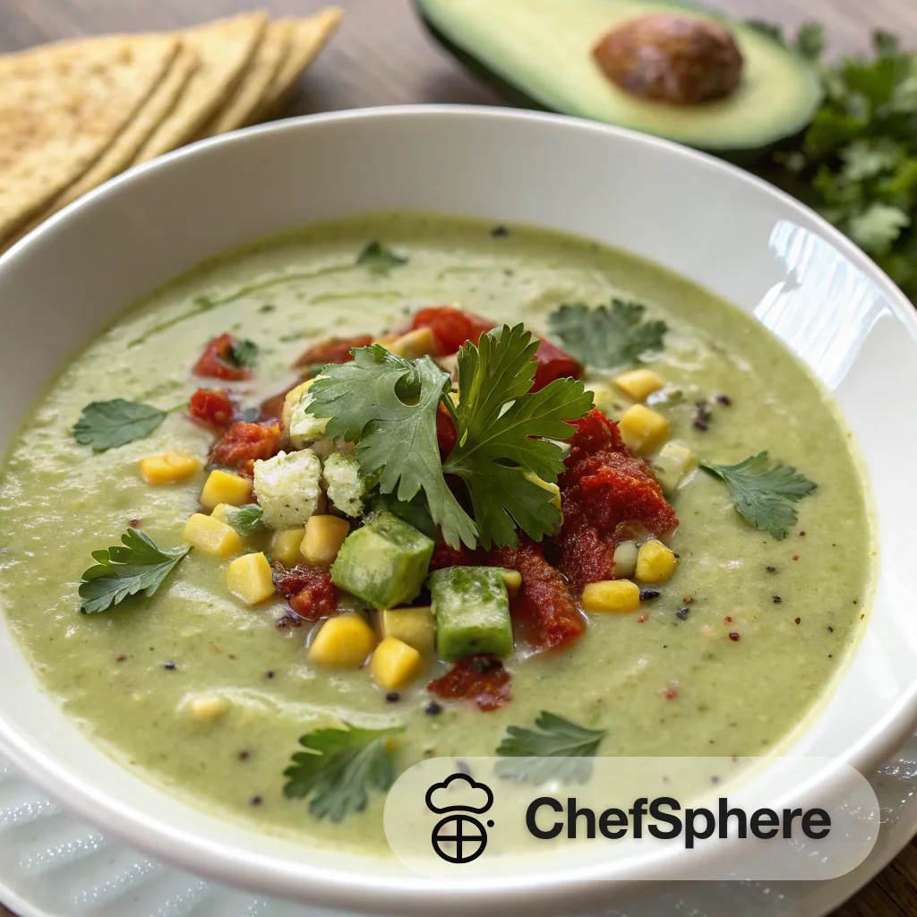 Creamy Avocado Cilantro Soup