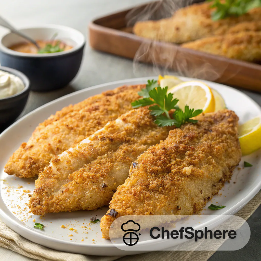 Zesty Oven-Baked Catfish with Crispy Coating