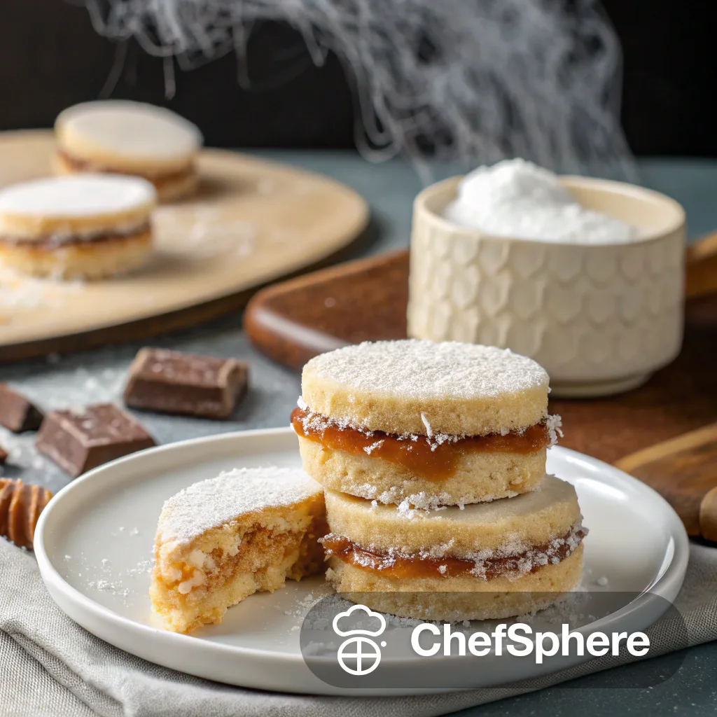 Coconut Caramel Alfajores: Sweet Coconut Treat