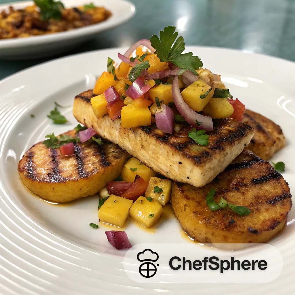 Spicy Grilled Tofu and Plantains Recipe