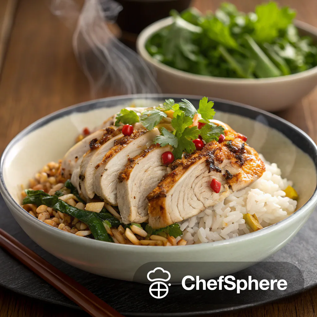 Taiwanese Herb-Spiced Turkey Rice Bowl