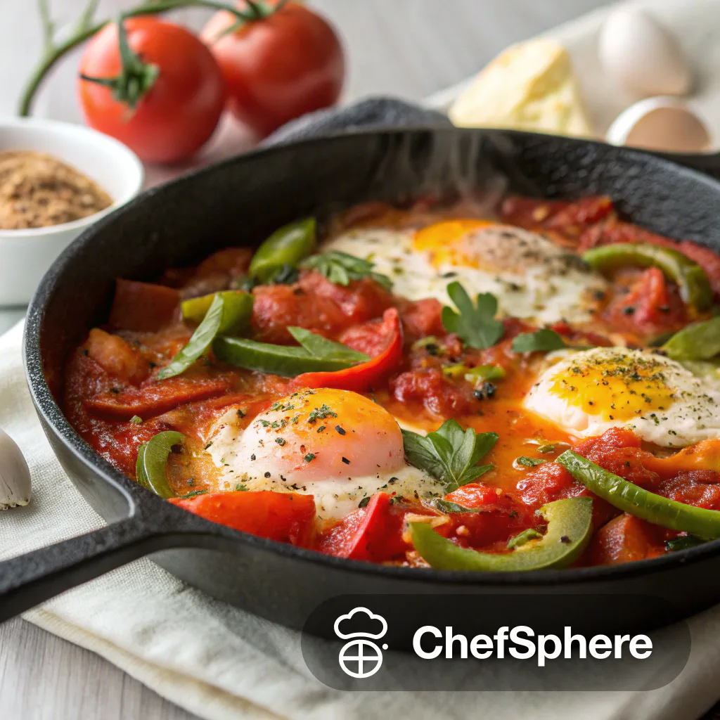 Spicy Tomato Egg Skillet with Flavor