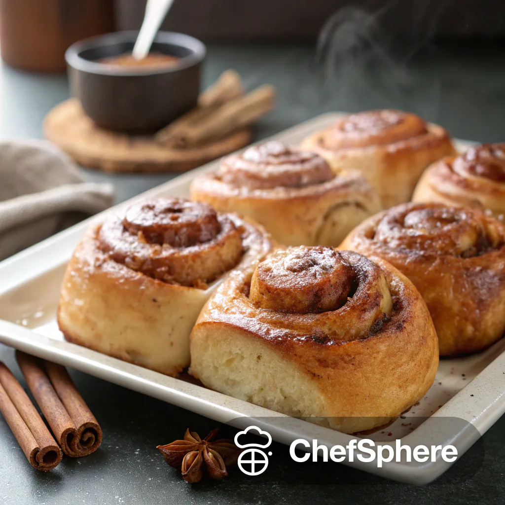 Cinnamon Cardamom Glazed Sweet Buns