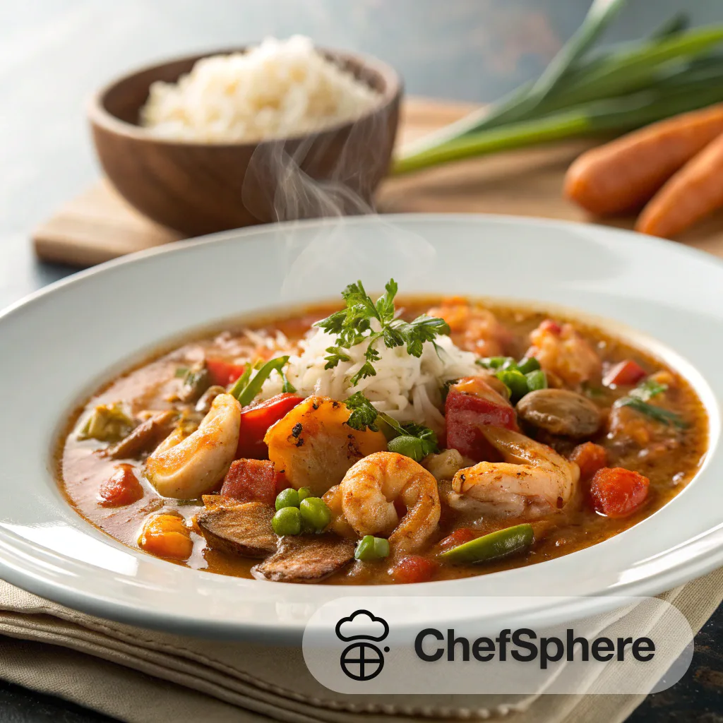 Cajun Style Shellfish Gumbo Recipe