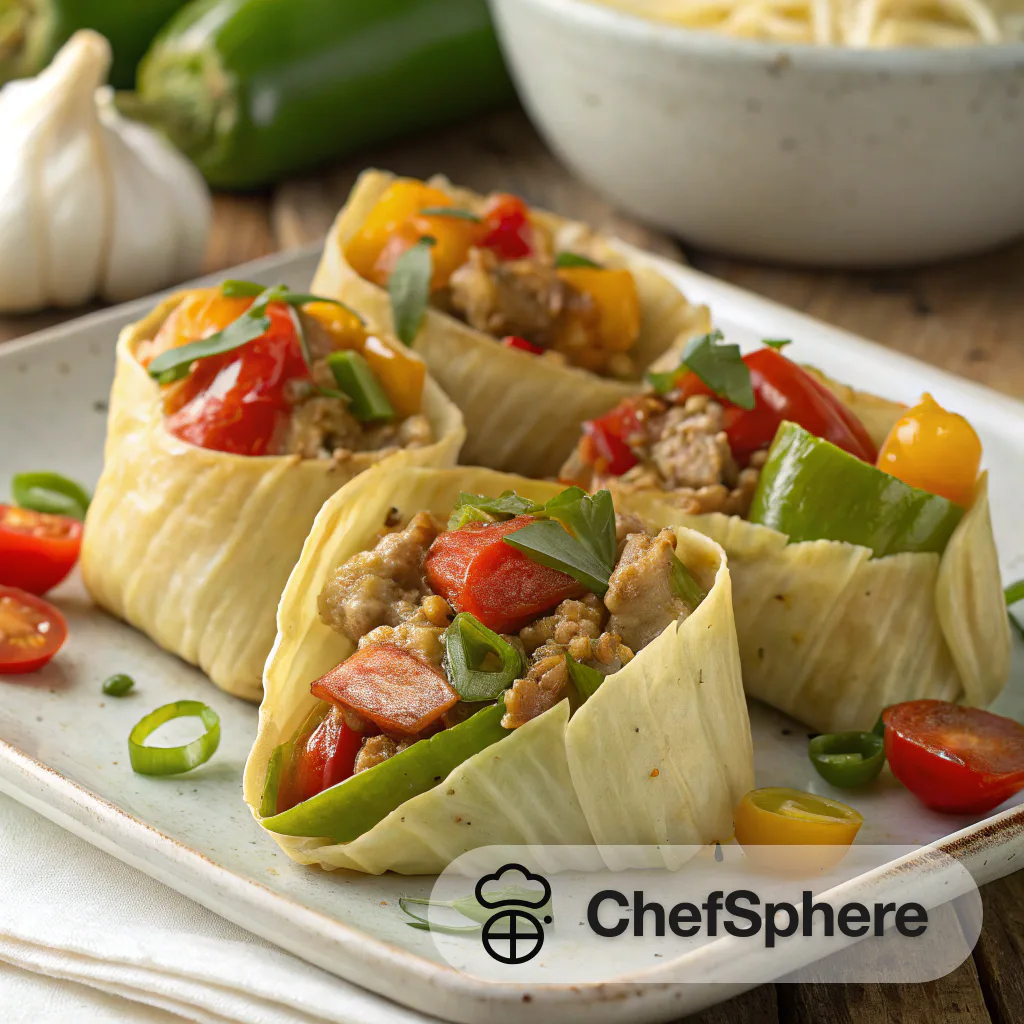 Savory Steamed Plantain Pork Parcels