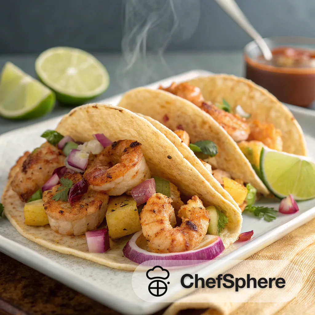 Shrimp and Pineapple Crispy Taco Recipe