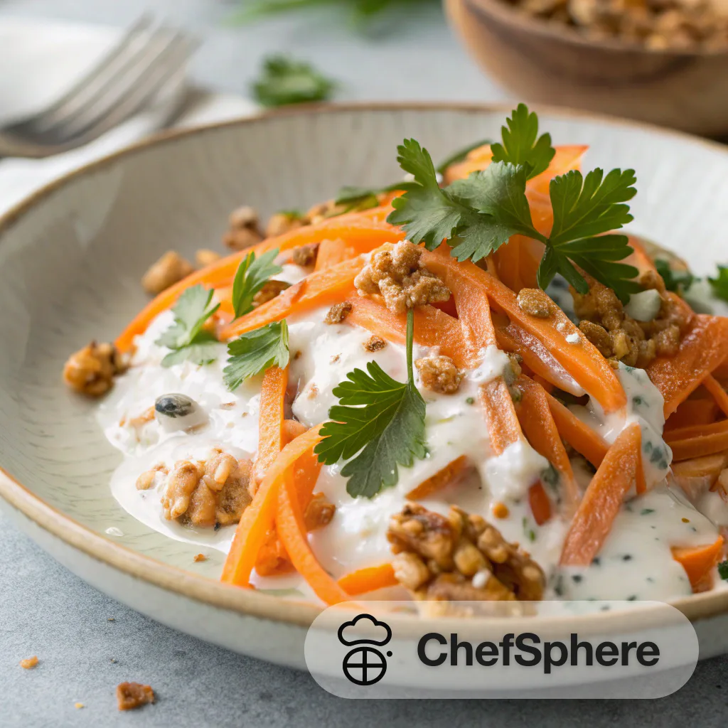 Yogurt Carrot Salad with Coriander