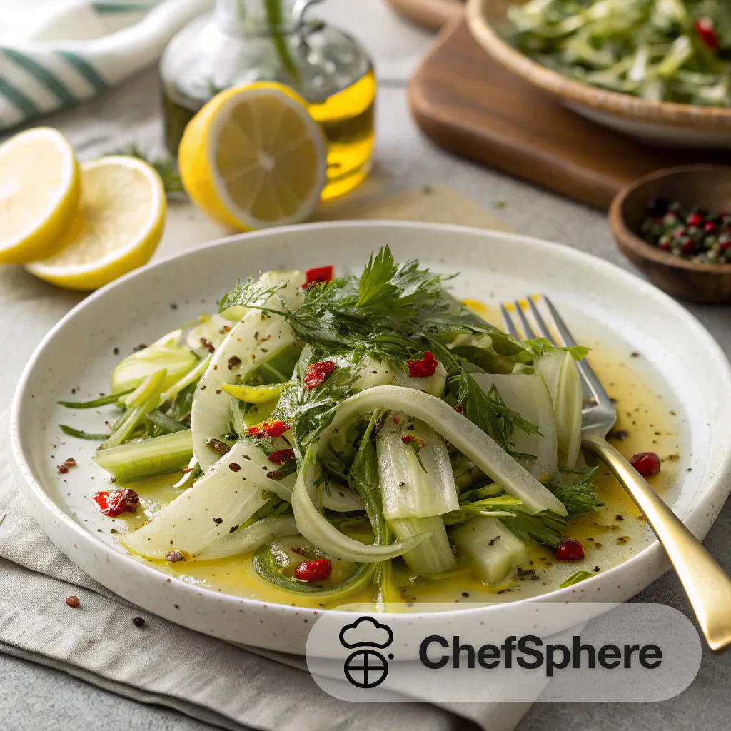 Herbed Leek Salad with Tangy Vinaigrette