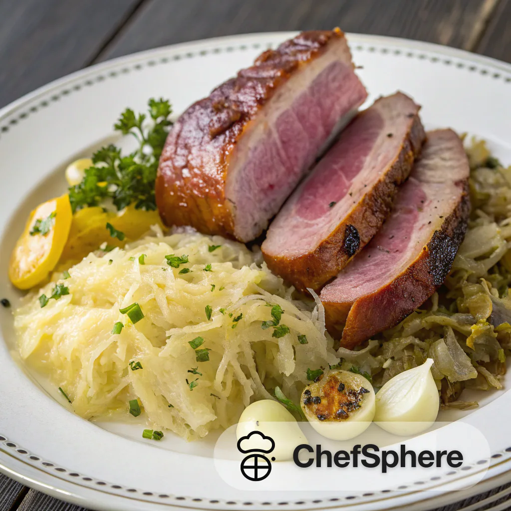 Pressure-Cooked Sauerkraut with Assorted Meats