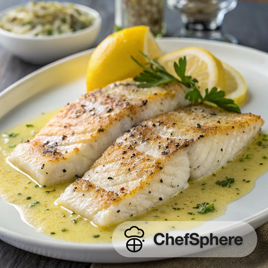 Lemon Butter White Fish Fillets