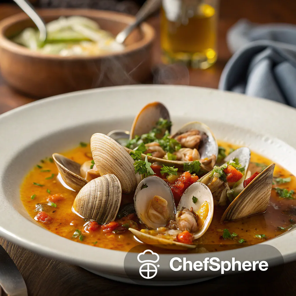 Spiced Shellfish in Savory Broth