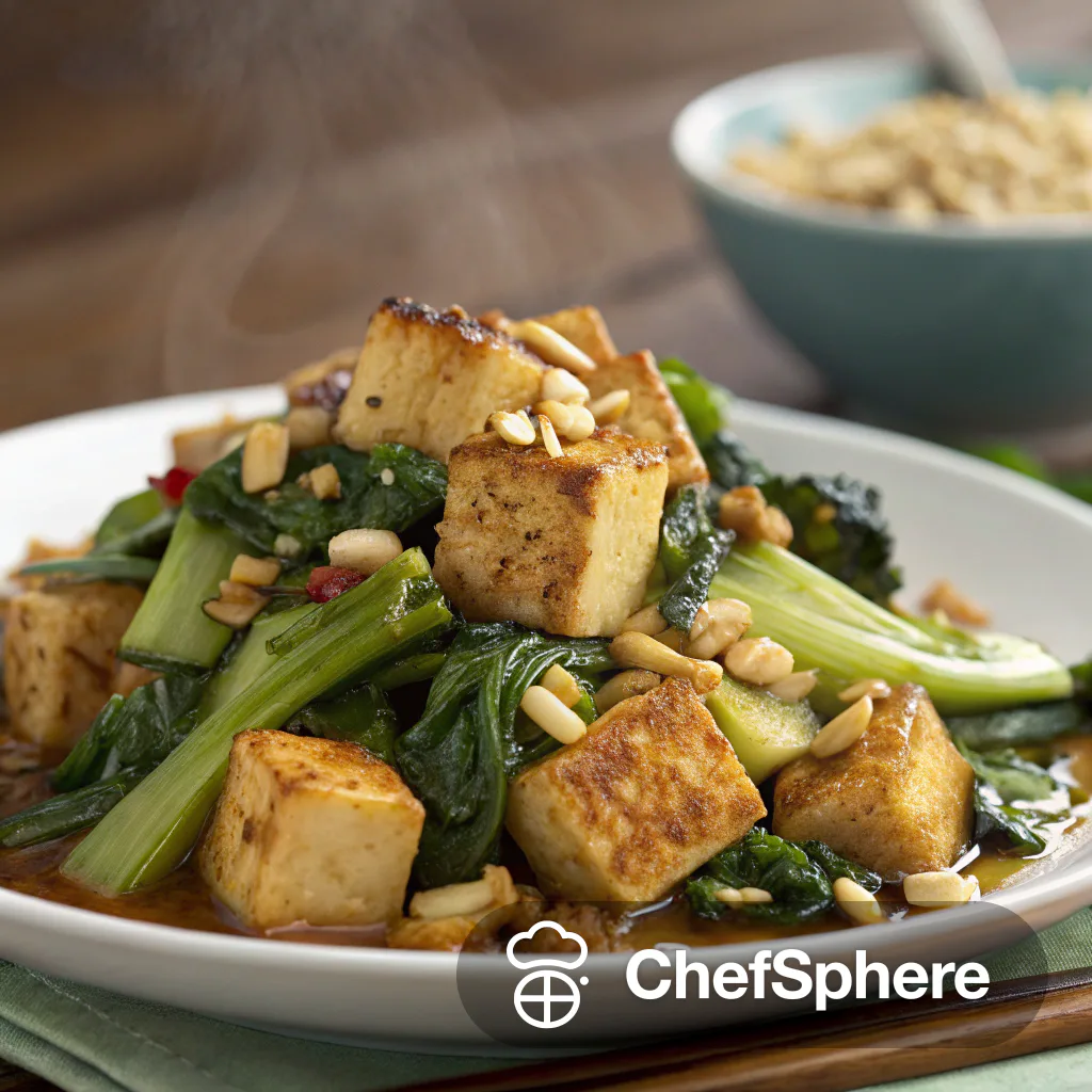 Tofu and Asian Greens Stir-Fry