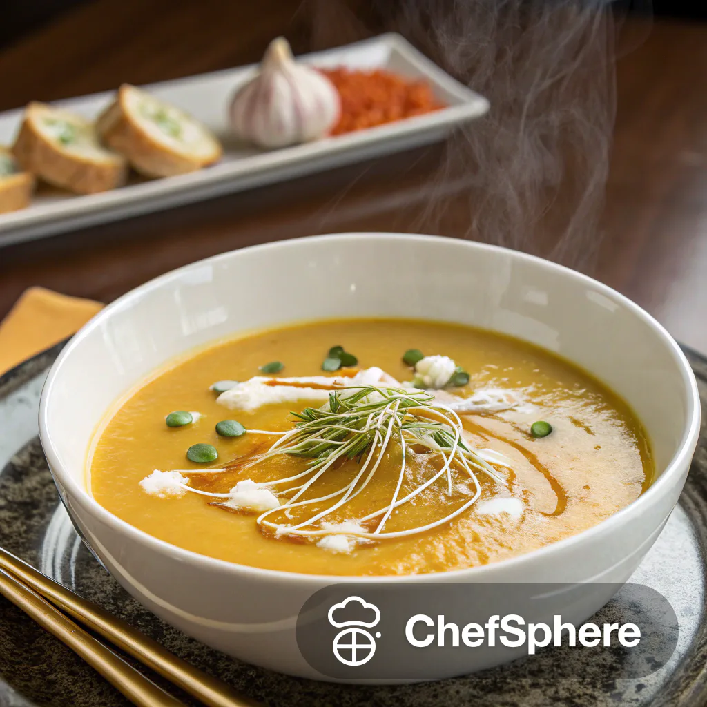 Miso Butternut Squash Cream Soup