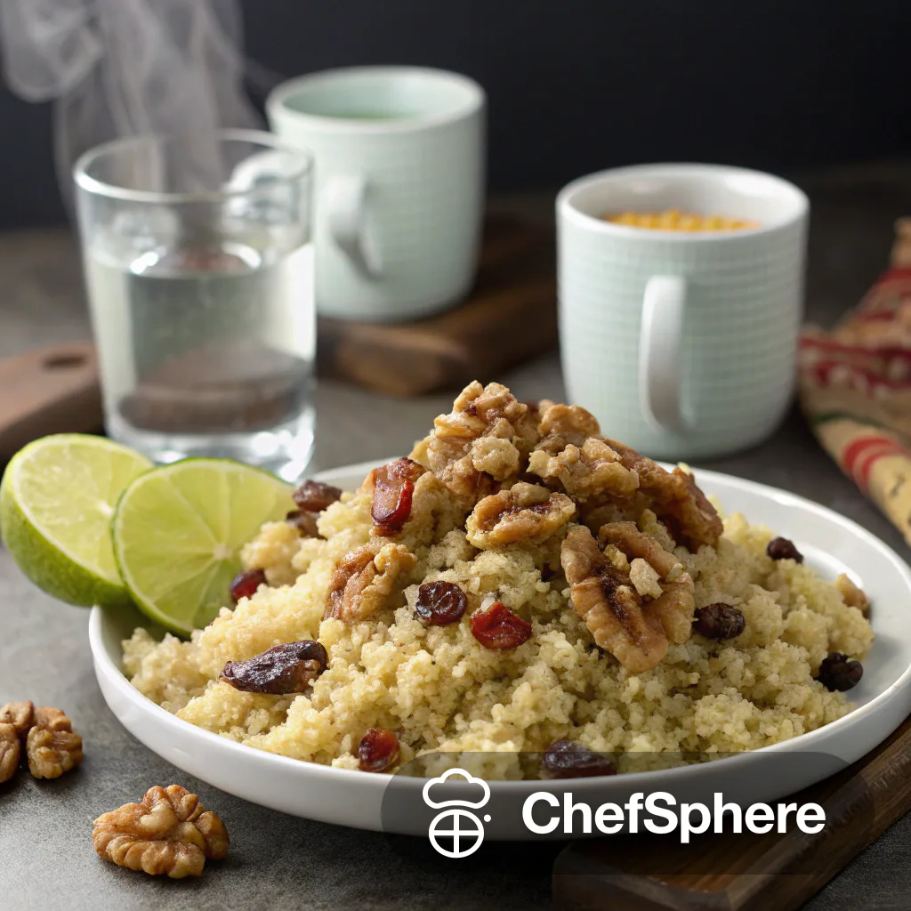 Walnut Fruit Couscous Crunch