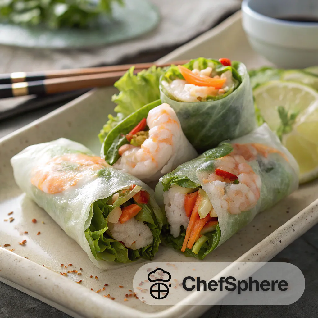 Southern Veggie Rice Paper Rolls