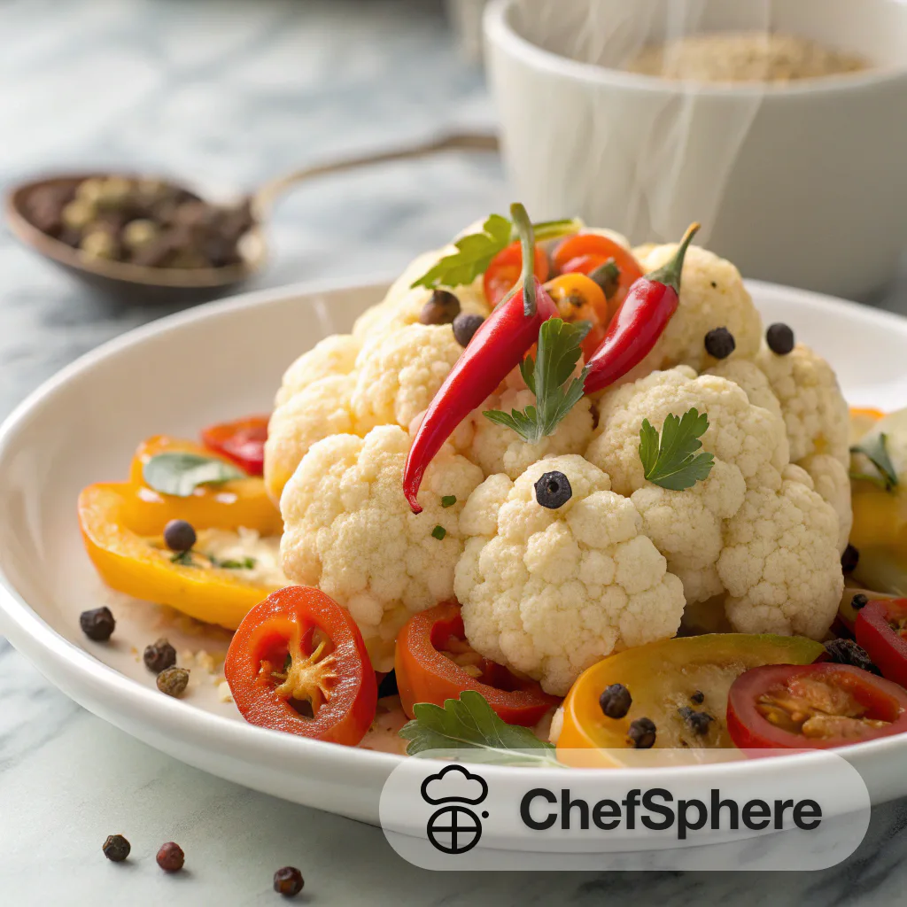 Quick Pickled Zesty Cauliflower Recipe