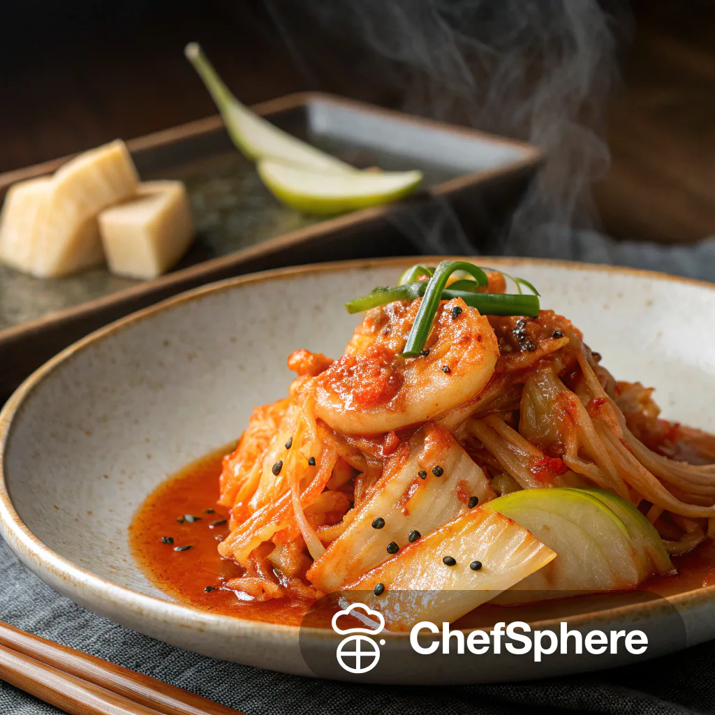 Spicy Kimchi with Chili and Ginger