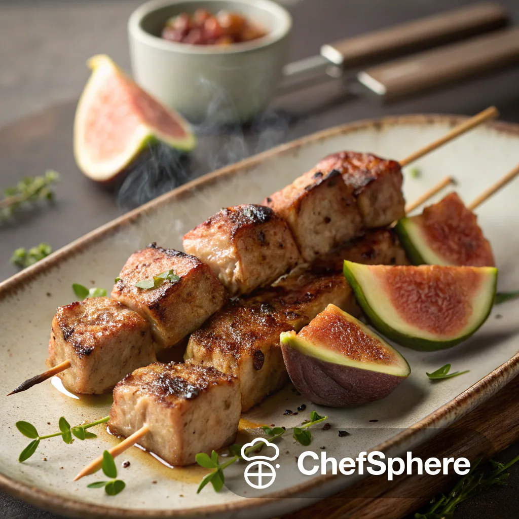 Fig-Infused Grilled Pork Skewers Recipe