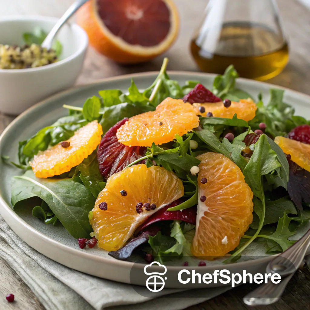 Citrus and Fresh Greens Salad Mix