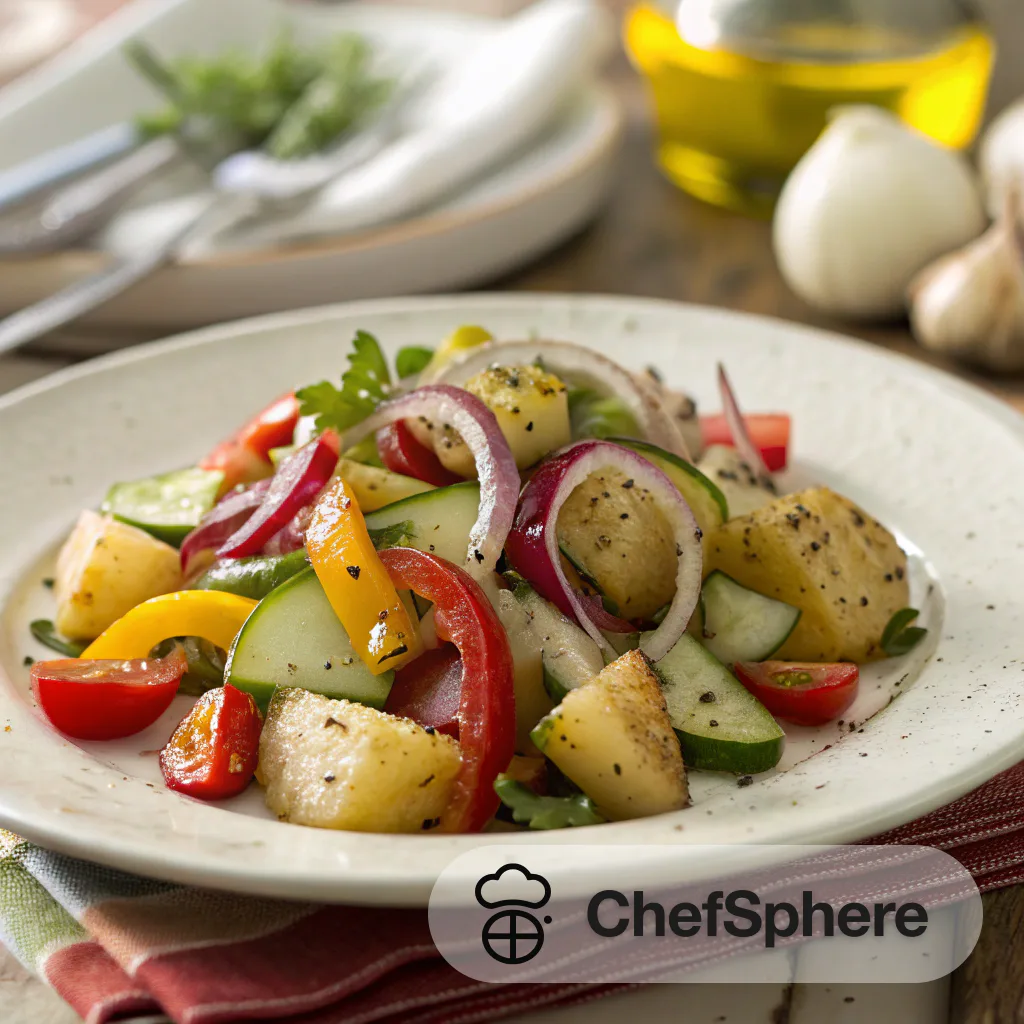 Italian Veggie Salad with Zesty Vinaigrette