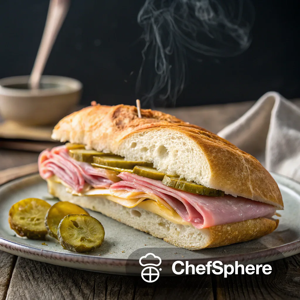 Cuban Ham and Cheese Sandwich Recipe
