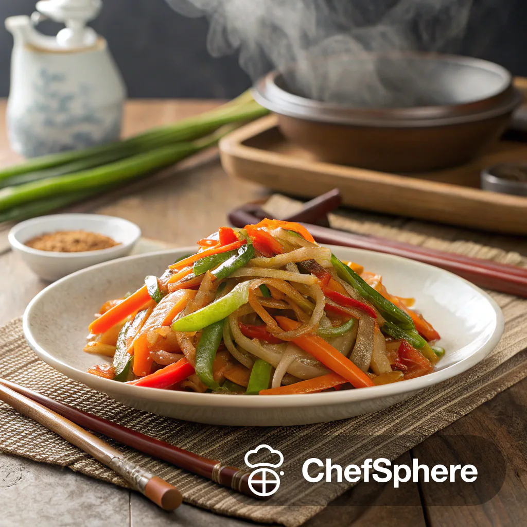 Pickled Vegetable Stir-Fry Burst