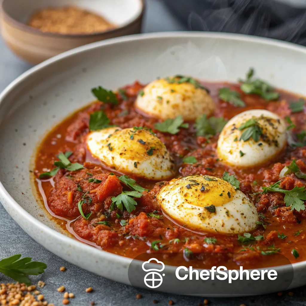 Spiced Tomato Eggs with Aromatics