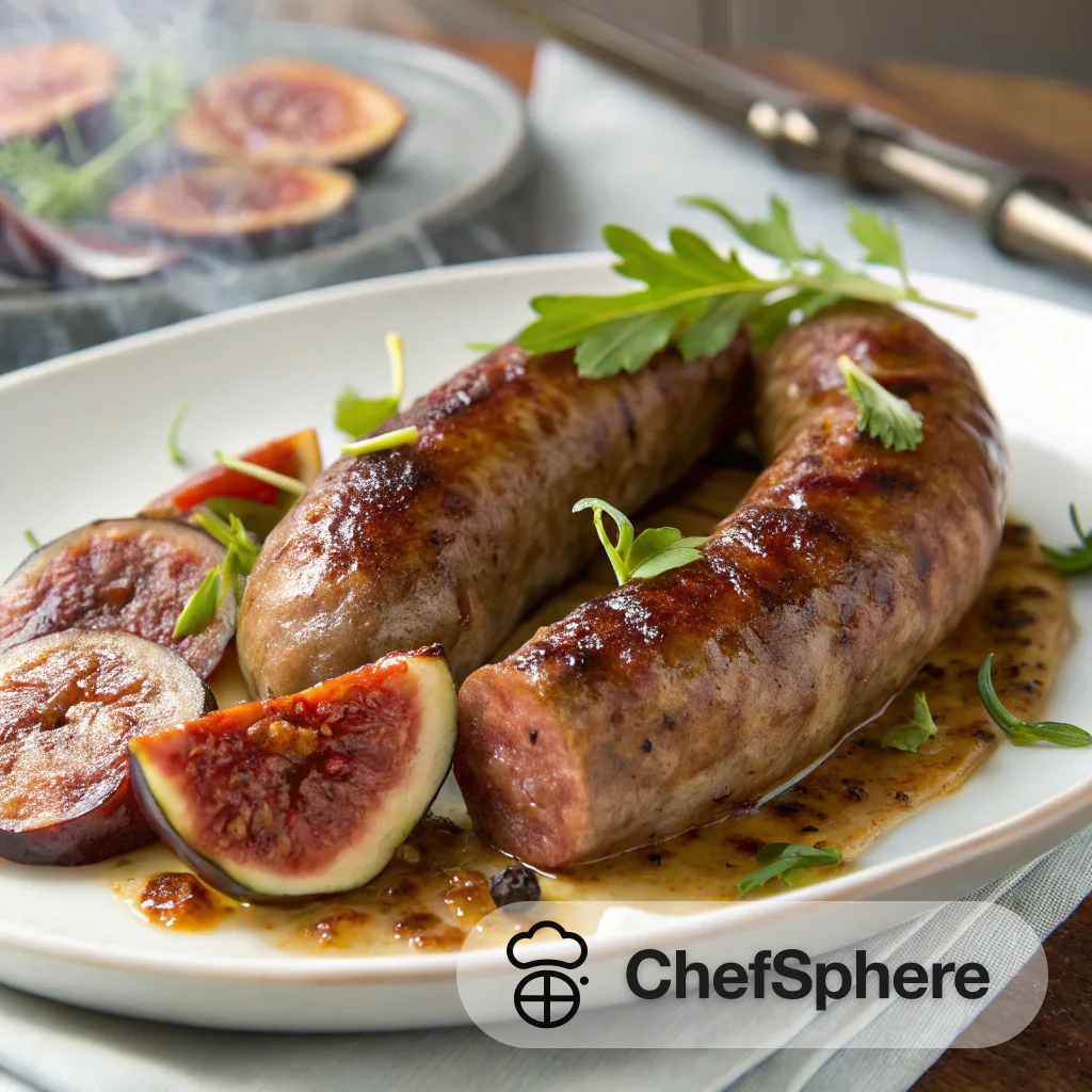 Turkish Lamb Sausage with Fig-Fennel