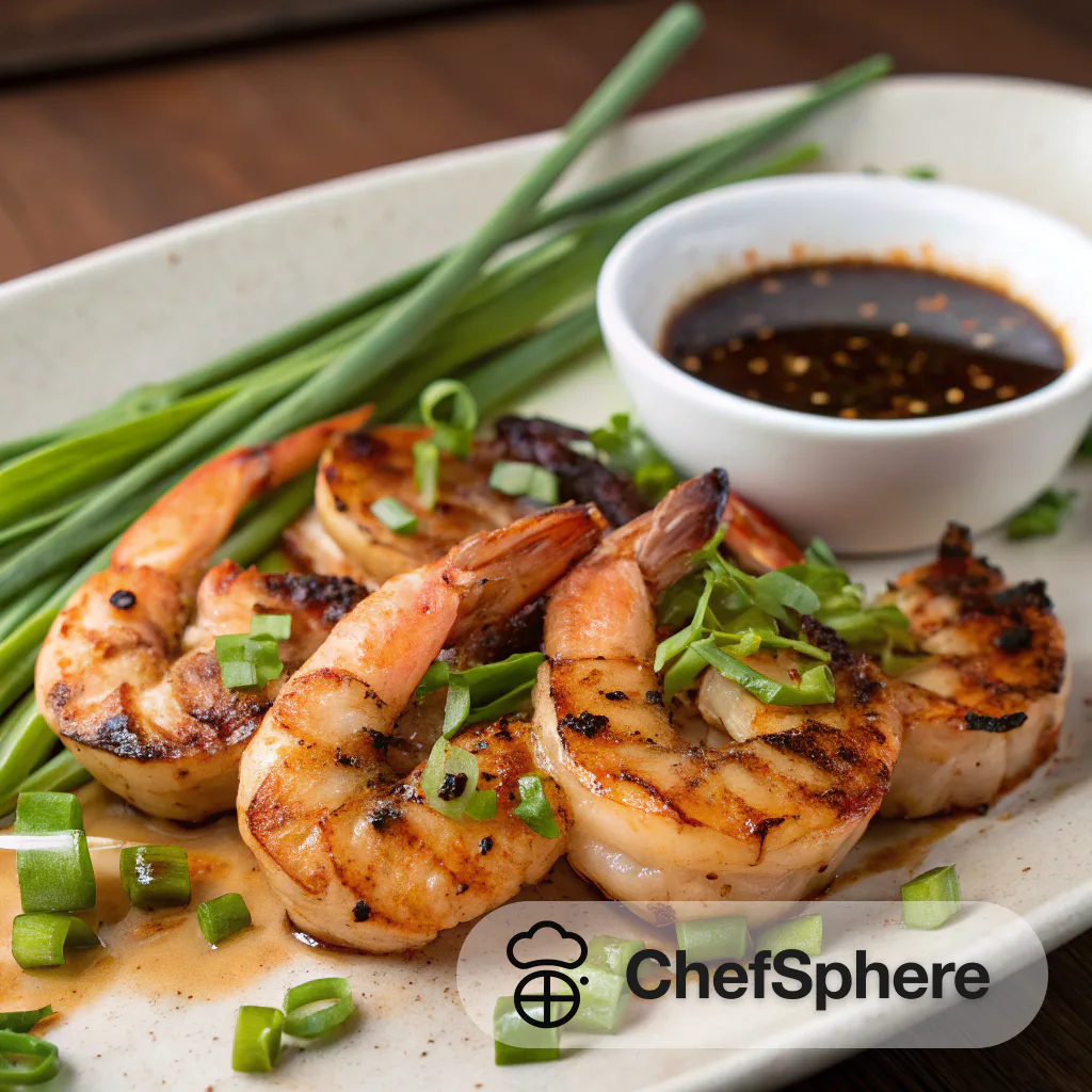 Grilled Shrimp with Green Onions