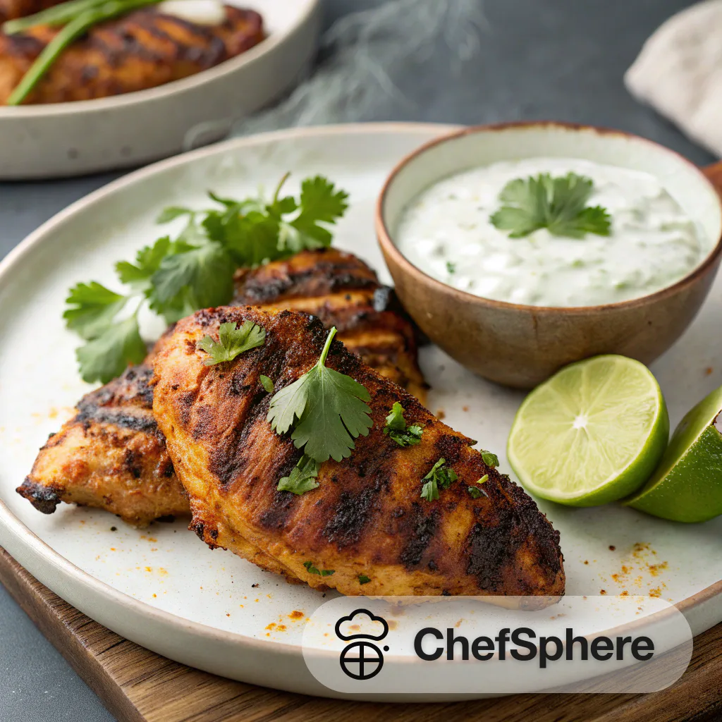 Spiced Smoky Indian Grilled Chicken