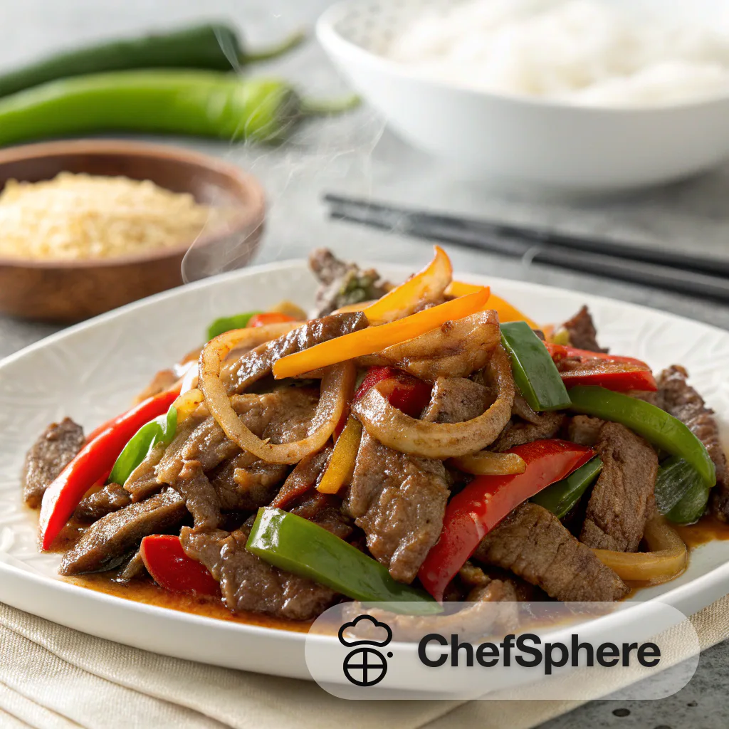 Beef and Bell Pepper Stir-Fry