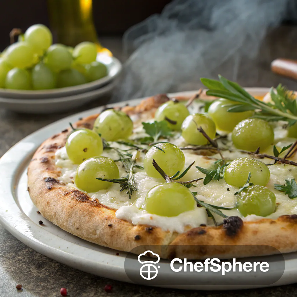 Tangy Goat Cheese Pizza on Crispy