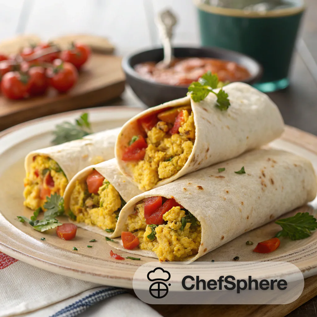 Tofu Scramble Tortilla Wraps: Protein-Packed Meal