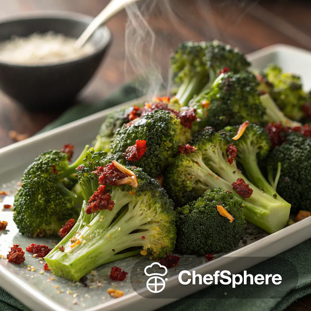 Basil-infused Roasted Broccoli Recipe