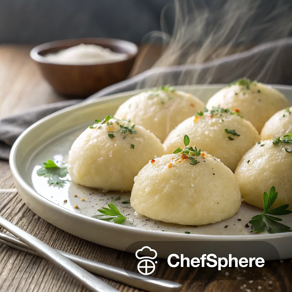 Quick Potato Dumplings for a Meal