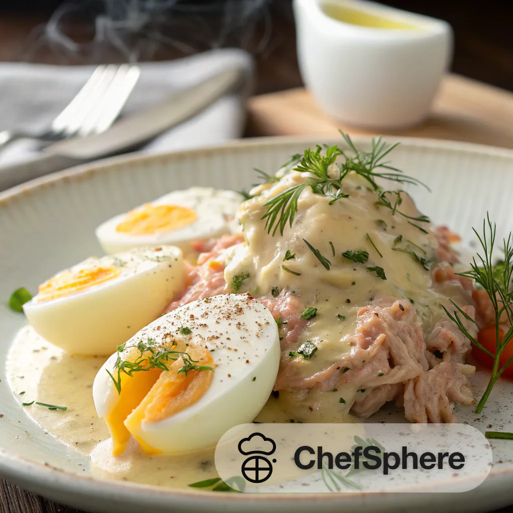 Creamy Tuna Sauce Boiled Eggs Upgrade
