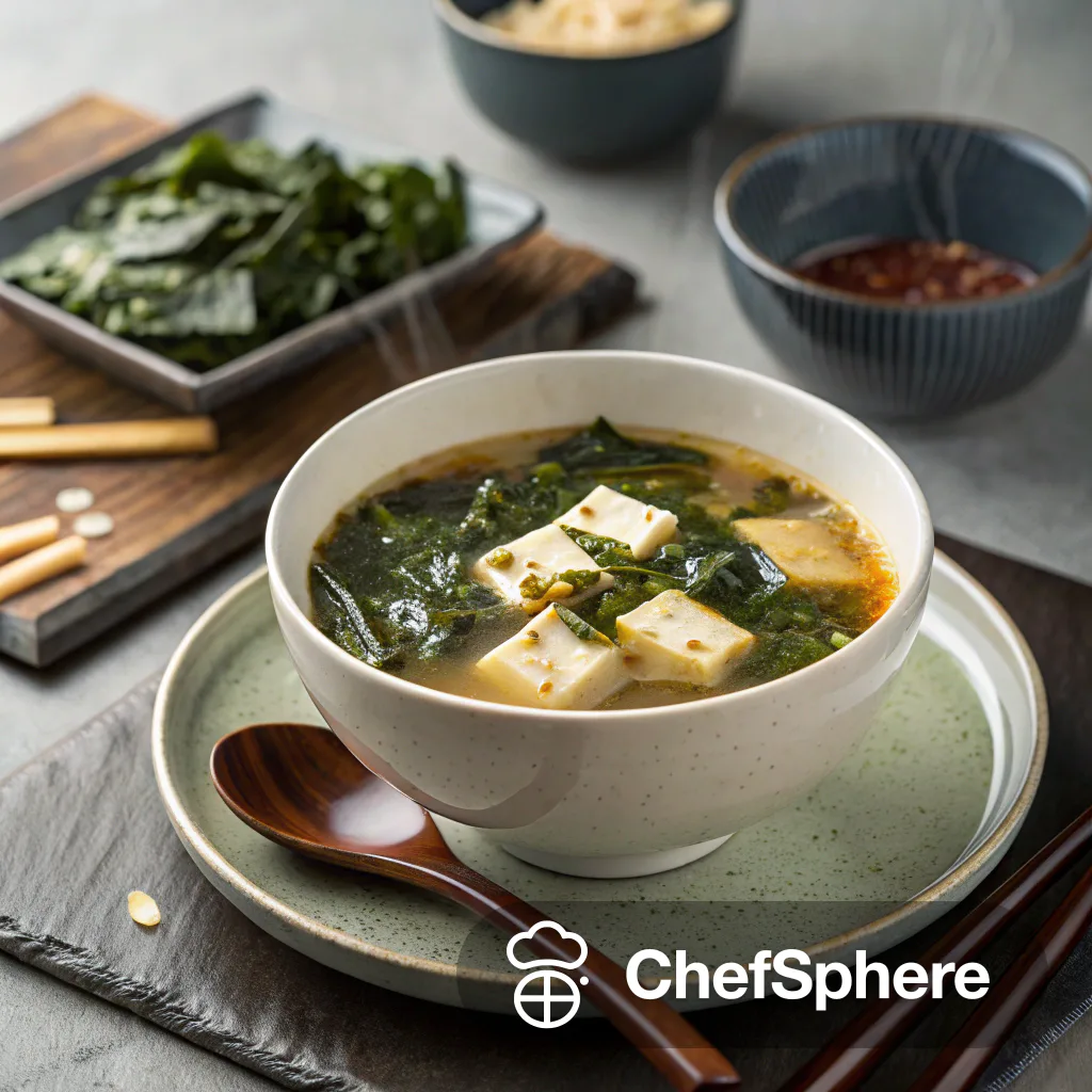 Miso Tofu Seaweed Soup Classic Recipe