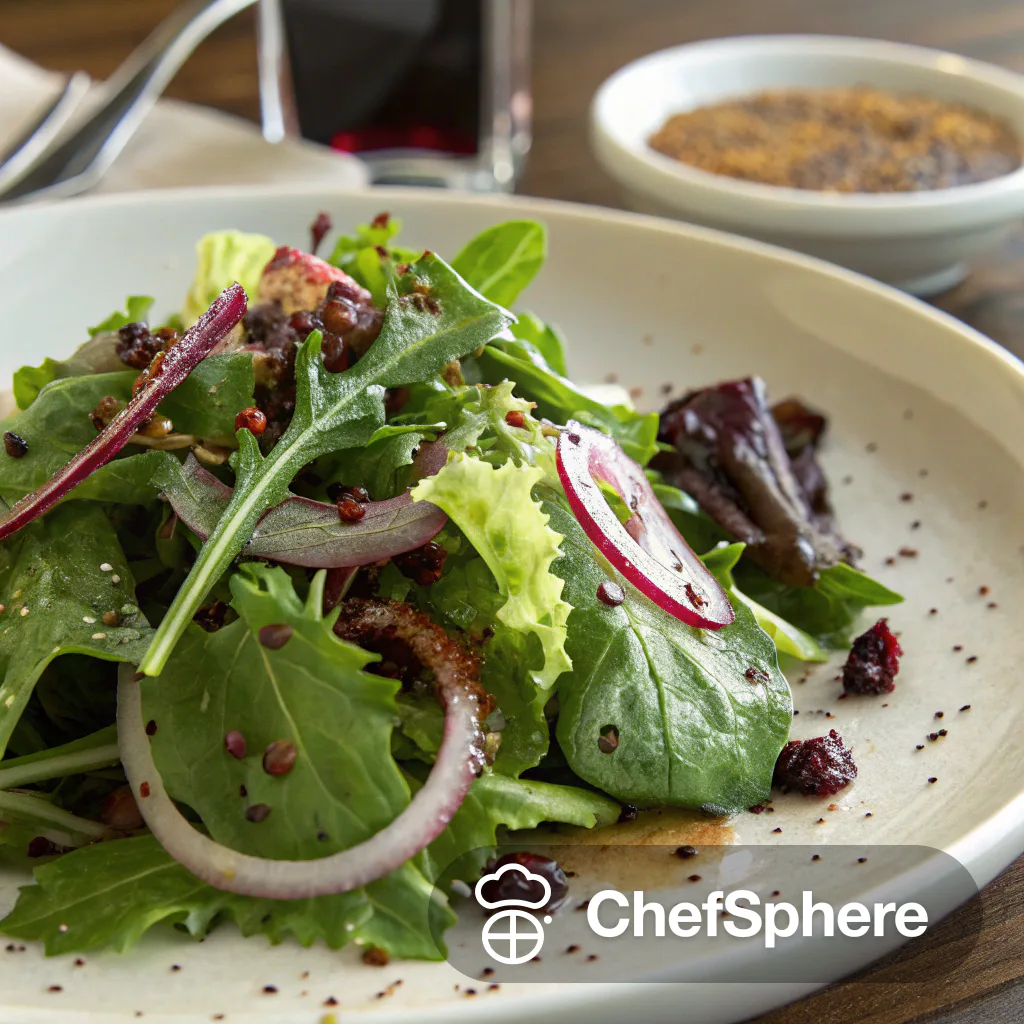 Tangy Greens Salad Side Dish
