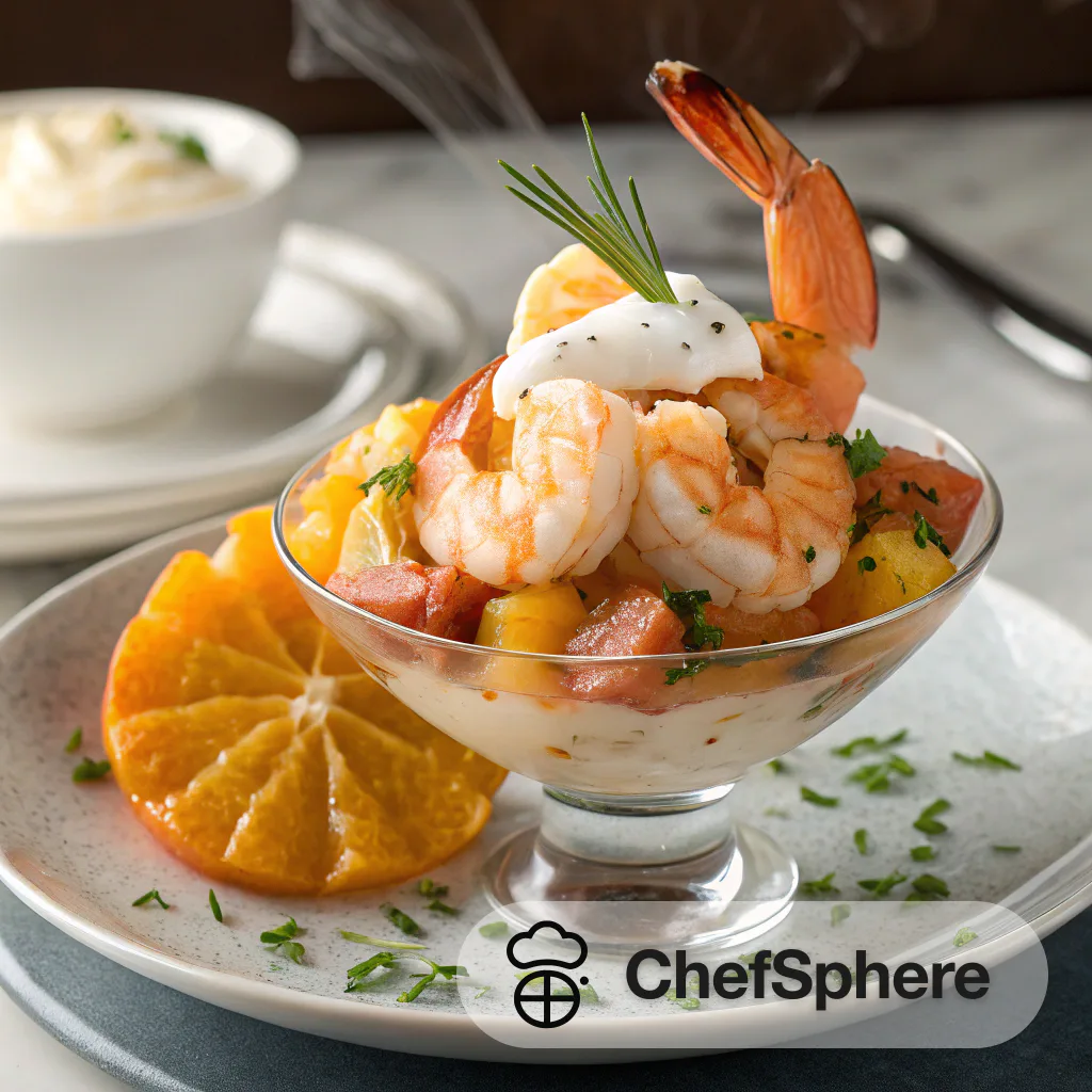 Tropical Shrimp Cocktail with Exotic Flavors