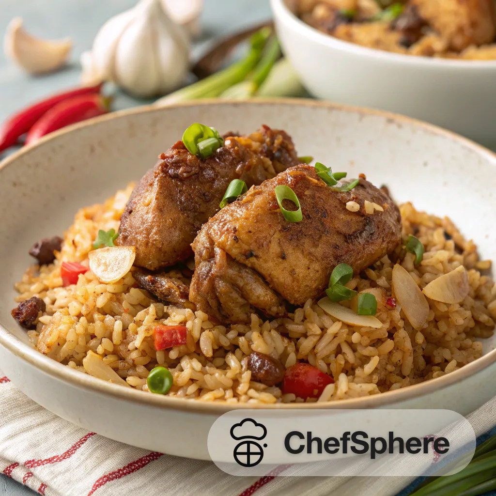 Adobo Chicken and Rice Fusion Recipe