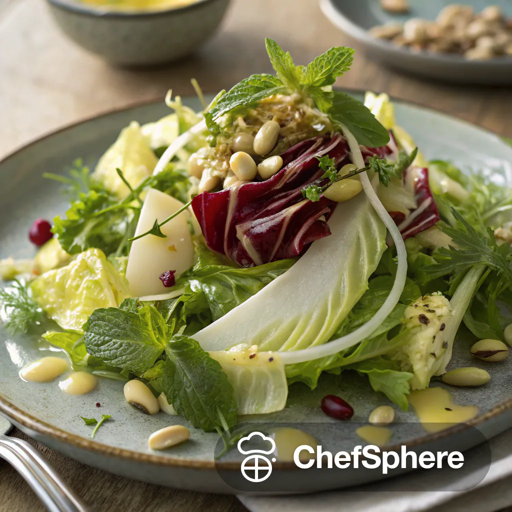 Zesty Mustard Dressing Fresh Salad